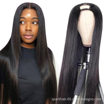 Glueless Remy Human Hair Wigs 150% Density 1B Kinky Curly Body Wave Straight U-Part 13x4/4x4/5x5 Human Hair Wigs for Black Women